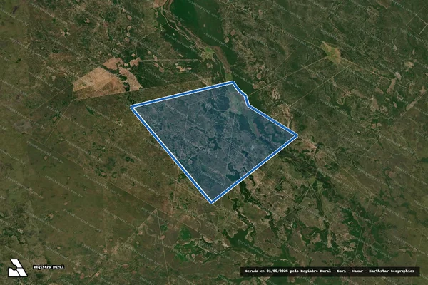 Imagem de satélite de Fazenda Pouso Lindo / Parcela 1 em Santo Antônio do Leverger - MT