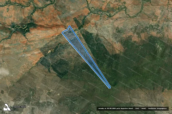 Imagem de satélite de FAZENDA SANTA GERTUDES - Parcela 1 em Poço Redondo - SE