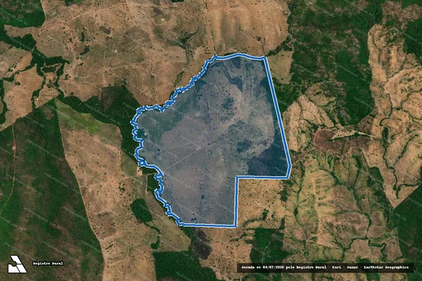 Imagem de satélite de FAZENDA BREJINHO - Parte 1 em Dois Irmãos do Tocantins - TO