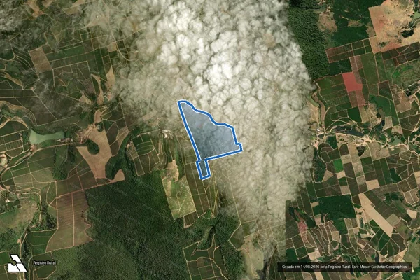 Imagem de satélite de Sítio Três Irmãos - PARCELA 02 em Governador Lindenberg - ES