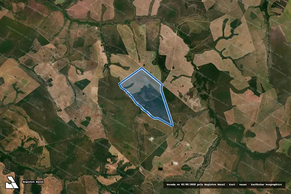 Imagem de satélite de Fazenda Vista Alegre - Parte 1 em Alto Garças - MT