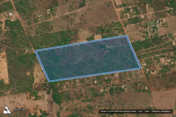 Imagem de satélite de Lotes 41-A e 42, Parte da Fazenda São João, Taboca ou Santa Cruz - Lotes 41-A e 42, Parte da Fazenda São João, Taboca ou Santa Cruz em Porto Nacional - TO
