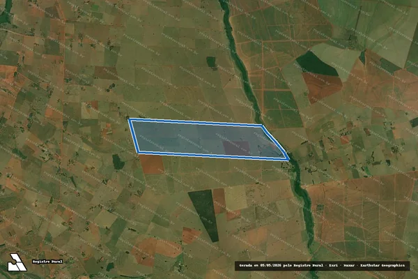 Imagem de satélite de Fazenda Dorvagi II em Presidente Venceslau - SP