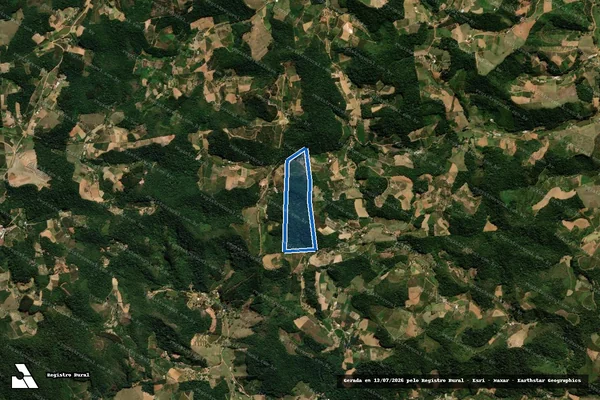 Imagem de satélite de Sítio Lange - Parte 1 em Santa Leopoldina - ES