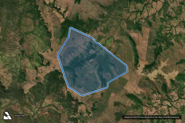 Imagem de satélite de LOTE CAPANGUEIRO 01, PARTE 03 em Porto Nacional - TO