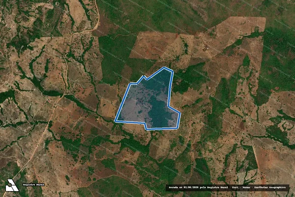 Imagem de satélite de FAZENDA SÃO JUDAS TADEU - GLEBA 01 em Crixás - GO