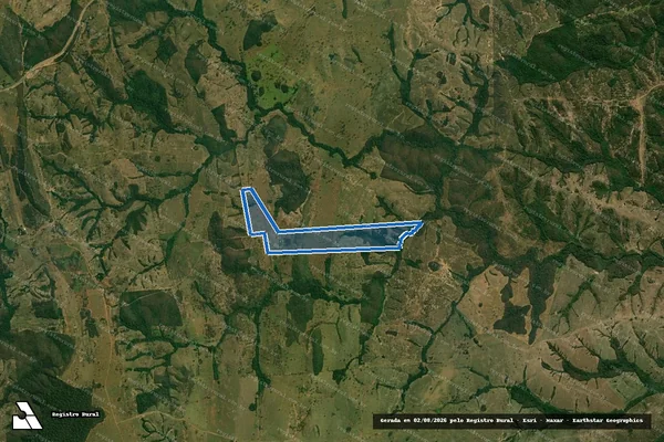 Imagem de satélite de Fazenda Santa Rosa - PAR03 em Bonito - MS