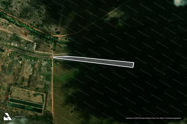 Imagem de satélite de FAZENDA JAÇANÃ - Parte 3 em Ceará-Mirim - RN