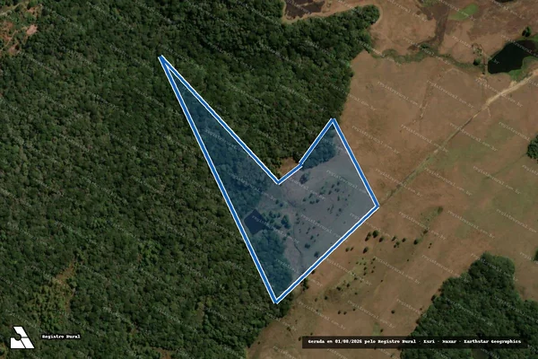Imagem de satélite de FAZENDA FAXINAL - FAZENDA FAXINAL em São Francisco de Paula - RS
