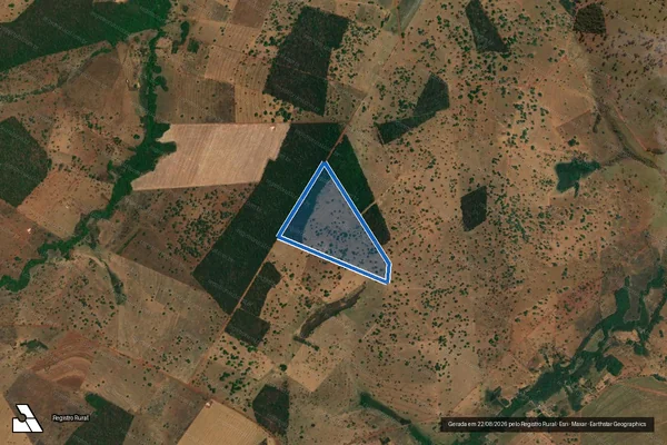 Imagem de satélite de FAZENDA RETIRINHO - GLEBA 01 em Santa Vitória - MG