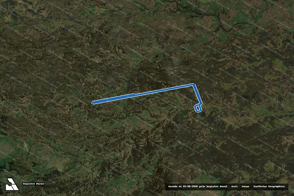 Imagem de satélite de Fazenda Marilândia - Fazenda Reserva Nossa Senhora das Graças em Corumbá - MS
