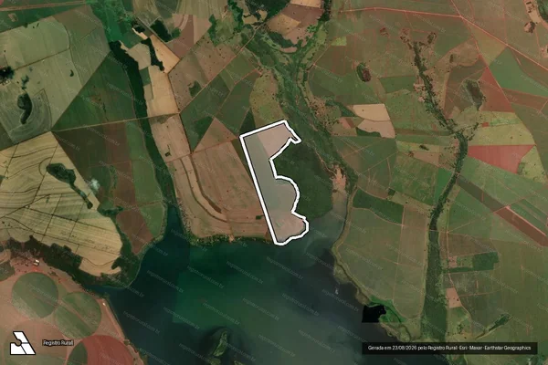 Imagem de satélite de FAZENDA RECREIO - Gleba 3 em Uberaba - MG