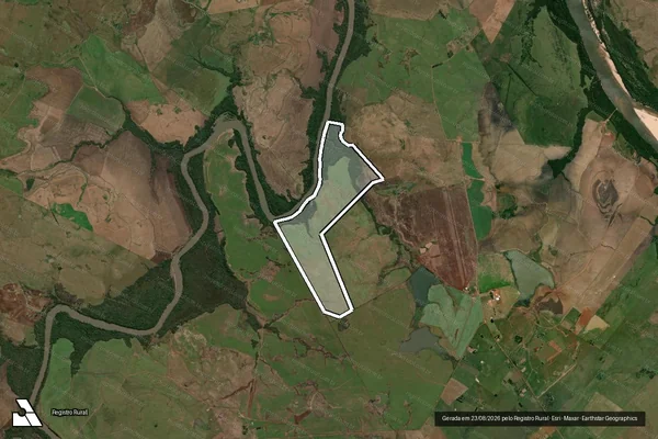 Imagem de satélite de Fazenda do Ipê em Alegrete - RS