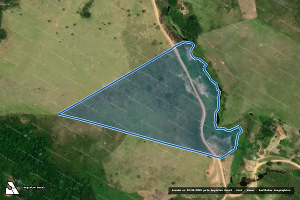 Imagem de satélite de FAZENDA CAXAMBU - Parte 1 em Santa Maria do Salto - MG
