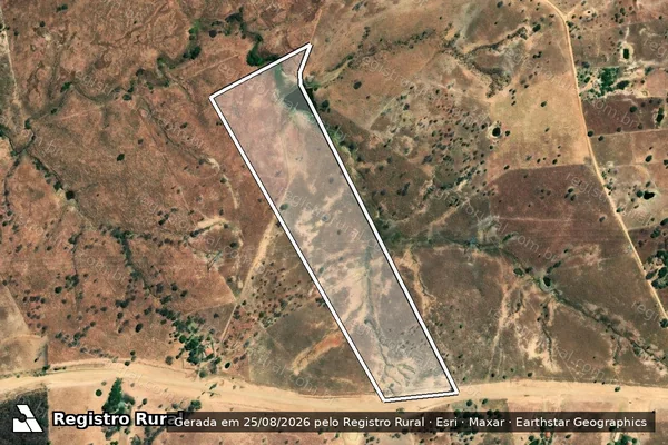 Imagem de satélite de FAZENDA RIACHÃO , MUNDO NOVO E PORCOS DENOMINADO SAMBAIBA - Gleba F em Guarani de Goiás - GO