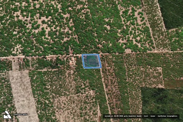Imagem de satélite de Fazenda Solidão  - Parte 44 em Bela Cruz - CE