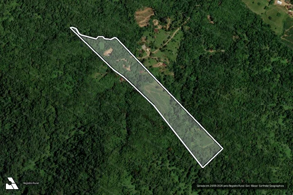 Imagem de satélite de Terreno Gertudres - MI 12322 em Jaraguá do Sul - SC
