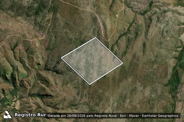 Imagem de satélite de Lot. Canjicas Agroflorestal em Cavalcante - GO