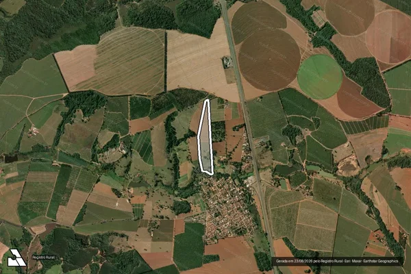 Imagem de satélite de Sítio Barra do Itaqui - Sítio Barra do Itaqui em Mogi Guaçu - SP