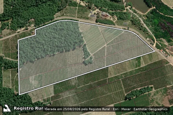 Imagem de satélite de Fazenda Nossa Senhora de Fátima  - PARCELA 03 em Jaguaré - ES