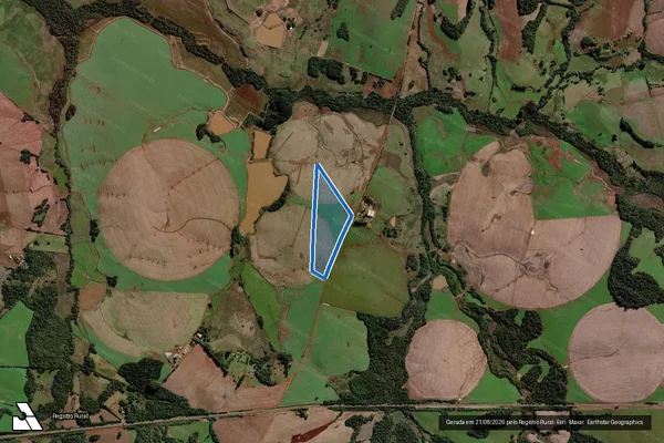 Imagem de satélite de Guilherme gleba-1 - Parcela 1 em São Luiz Gonzaga - RS