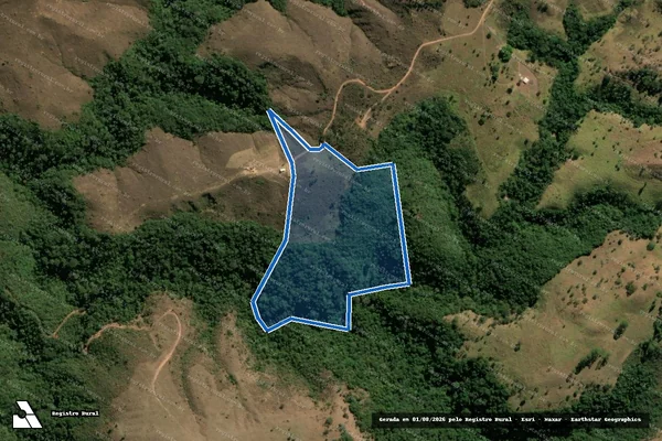 Imagem de satélite de FAZENDA SOBRADINHO - Parte 8 em Córrego Danta - MG