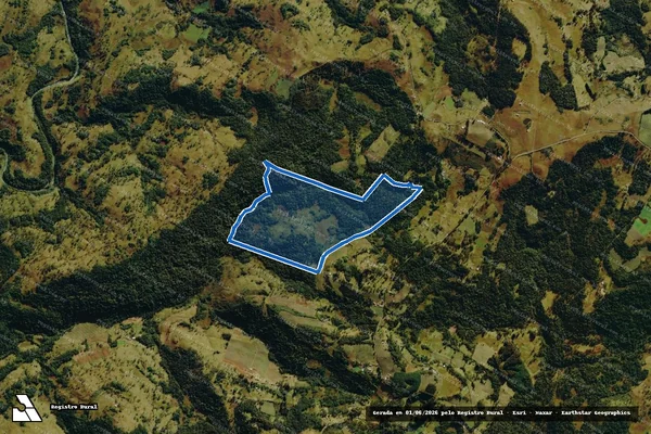 Imagem de satélite de FAZENDA CAPIVARAS - Parcela 1 em Bom Jardim da Serra - SC