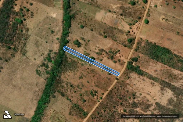 Imagem de satélite de Fazenda Barra das Cobras - Parte 1 em Vargem Grande do Rio Pardo - MG