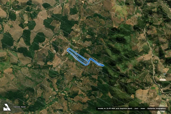 Imagem de satélite de Sítio São Benedito - Parte 1 em Afonso Cláudio - ES