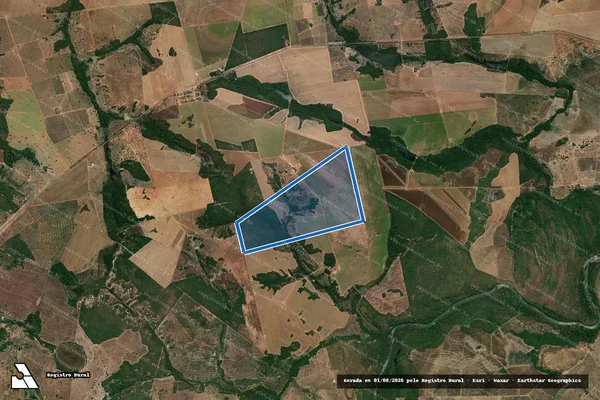 Imagem de satélite de FAZENDA INVERNADA II - 001 em Talismã - TO