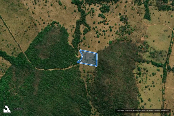 Imagem de satélite de PROJETO DE ASSENTAMENTO FRANCISCO ROQUE DA CRUZ em Fazenda Nova - GO