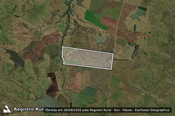 Imagem de satélite de OP Minuano - Gleba 7  - OP Minuano Gleba 7 em Quaraí - RS