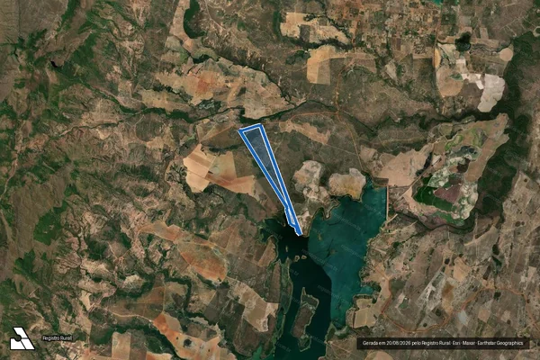 Imagem de satélite de FAZENDA RANCHARIA E RETIRO ? GLEBA 1 - PARCELA 02 em São João d'Aliança - GO