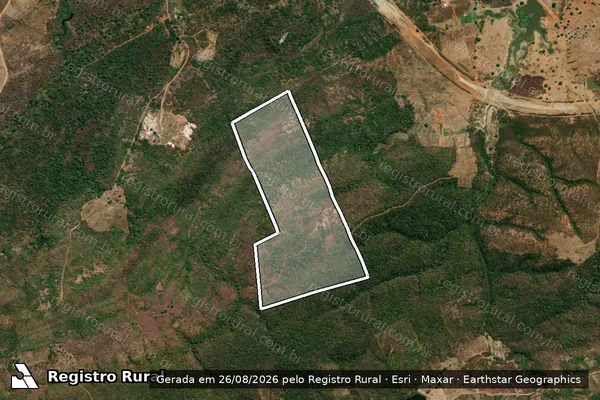 Imagem de satélite de FAZENDA DA SERRA - Parte 1 em Iguatu - CE