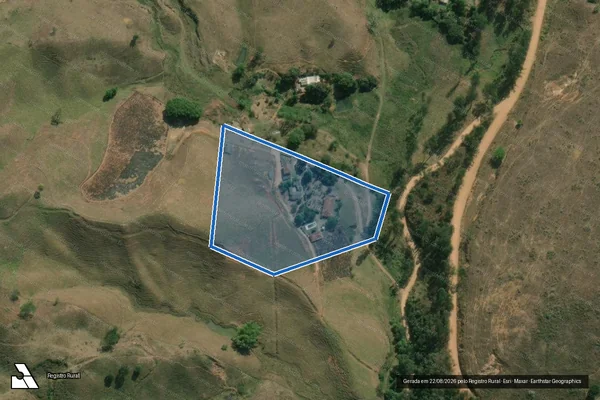 Imagem de satélite de FAZENDA ARRIBADA - Gleba D em Mar de Espanha - MG