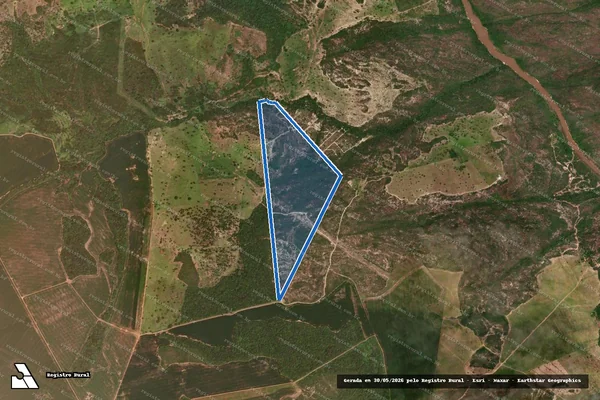 Imagem de satélite de FAZENDA BAIXADA ? GLEBA 02 - FAZENDA BAIXADA ? GLEBA 2 em Ribeirãozinho - MT