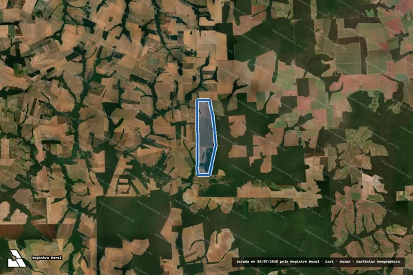 Imagem de satélite de FAZENDA MANGUEIRINHA / FAZENDA MANGUEIRINHA em Tapurah - MT