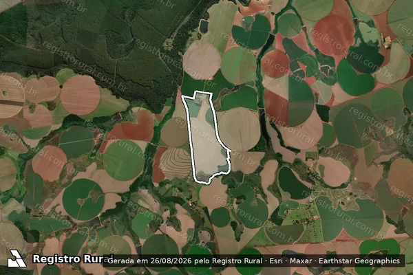 Imagem de satélite de FAZENDA JULIETA - Gleba A em Paranapanema - SP