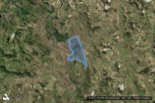 Imagem de satélite de FAZENDA JACOBINA - Parte 1 em Rubim - MG