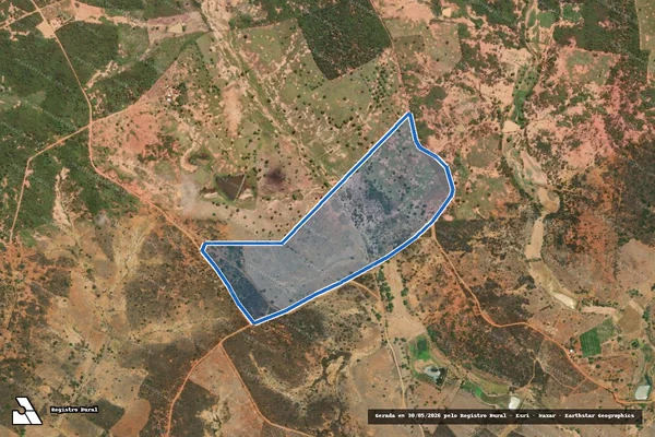 Imagem de satélite de SÍTIO BAIXA DO CORAÇÃO DE MARIA - Parte 2 em Afrânio - PE
