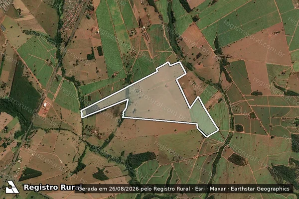Imagem de satélite de FAZENDA SÃO FRANCISCO DO MONTE ALEGRE - Gleba 03 em José Bonifácio - SP