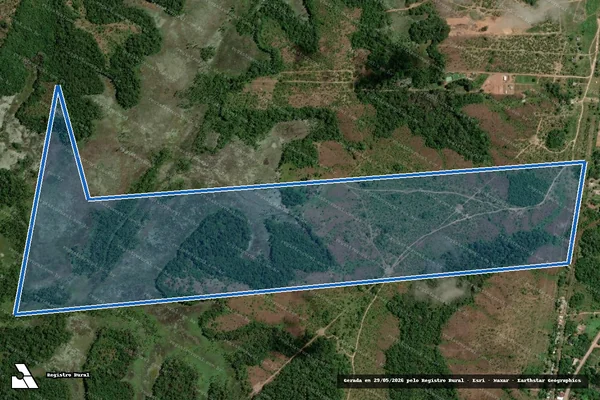 Imagem de satélite de RETIRO LAGO DE FORA ? TD LOTE 393 - Parte 1 em Macapá - AP