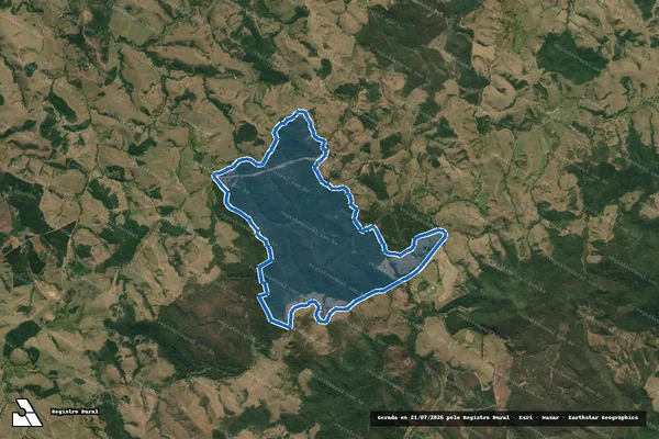Imagem de satélite de FAZENDA DA ESTIVA em Silveiras - SP