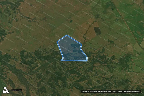 Imagem de satélite de Fazenda do Moinho - Gleba B da Fazenda do Moinho em Itacurubi - RS