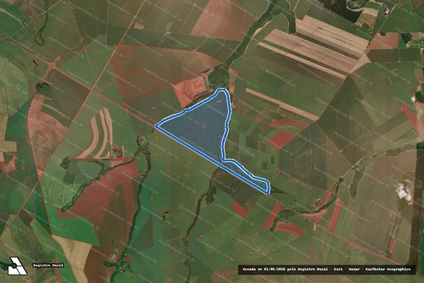 Imagem de satélite de Fazenda Primavera - 2 de 2 em Guatapará - SP