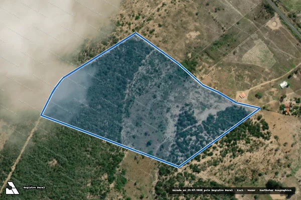 Imagem de satélite de FAZENDA SANTO ANTONIO  - GLEBA I em Jequié - BA
