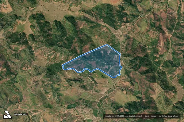Imagem de satélite de FAZENDA BONISEGNA - Gleba 01 em Tumiritinga - MG