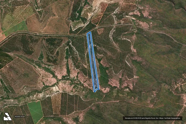 Imagem de satélite de FAZENDA CURRAIS / CRISTAIS - GLEBA 07 em Buritizeiro - MG