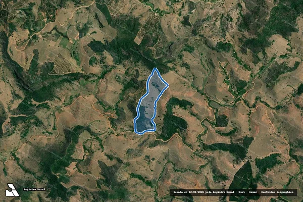 Imagem de satélite de CORREGO CAB DAS ÁGUAS CLARAS - Parcela 1 em São Sebastião do Anta - MG