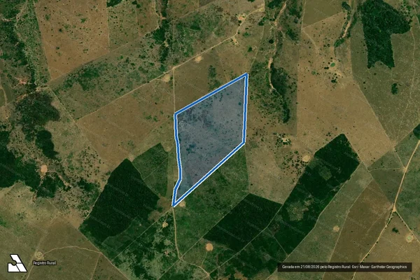 Imagem de satélite de Lote 04-Fazenda Bom Jesus-P. A. Alvorada II
